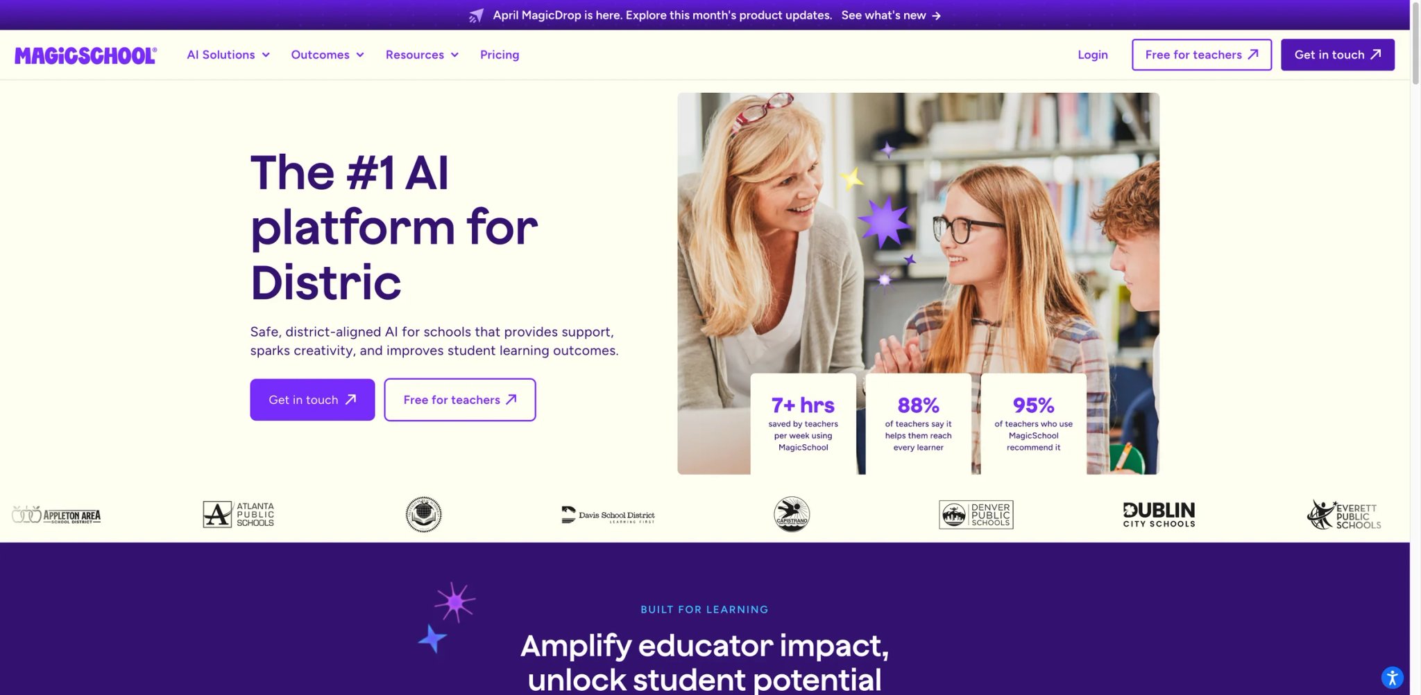 MagicSchool interface showing teacher AI workflow