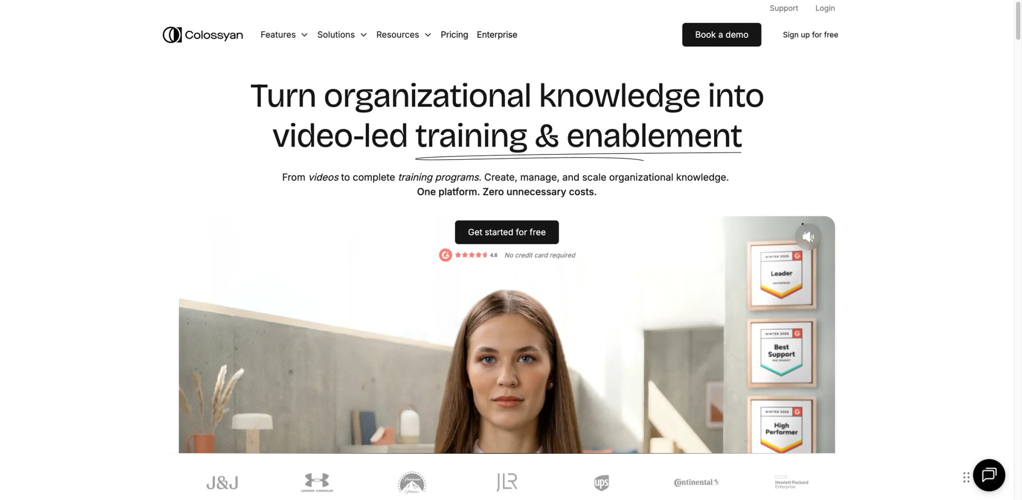 Colossyan interface showing scenario-based learning workflow with two avatars in a role-play setup and quiz integration