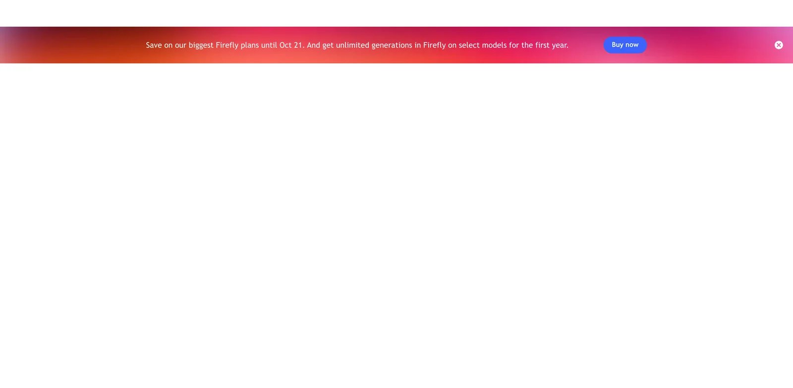 Adobe Firefly interface showing commercial creative generation inside Adobe workflows