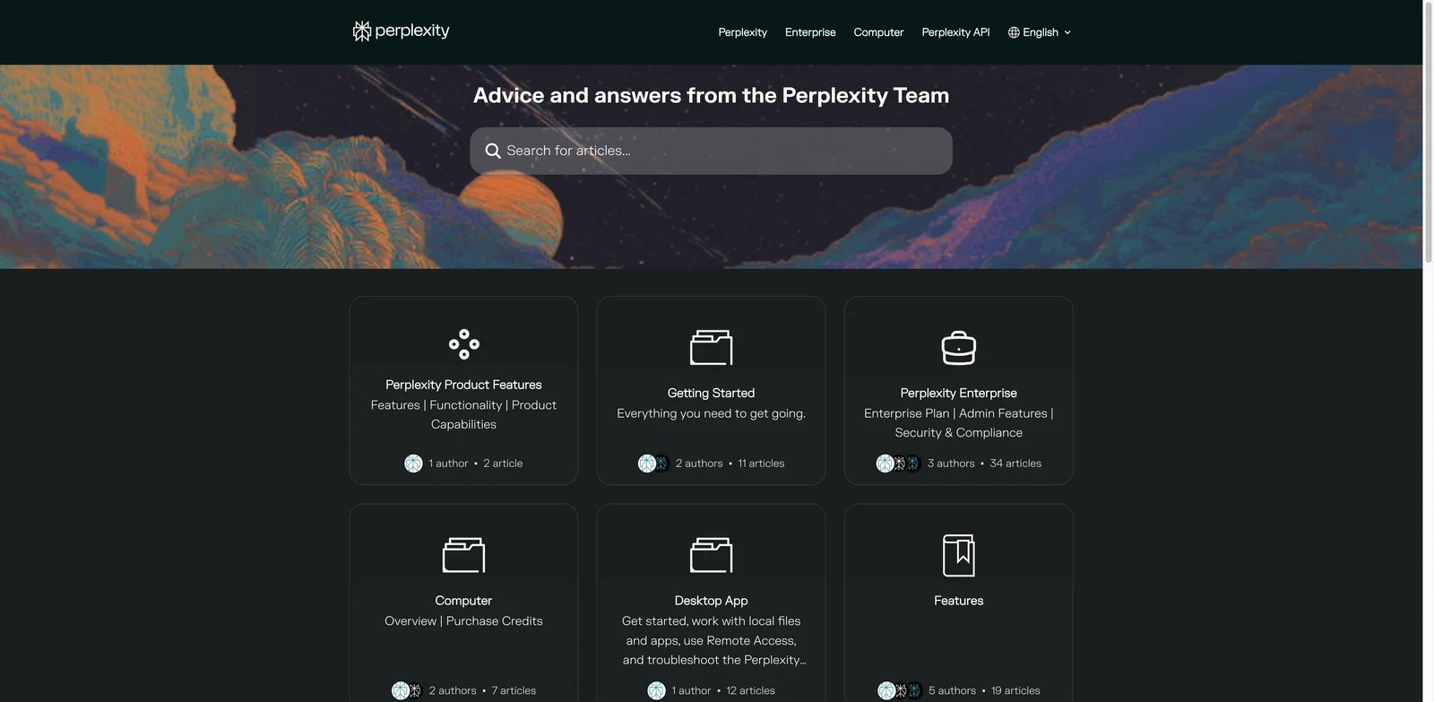 Perplexity interface showing cited research results, follow-up questions, and source-backed summaries