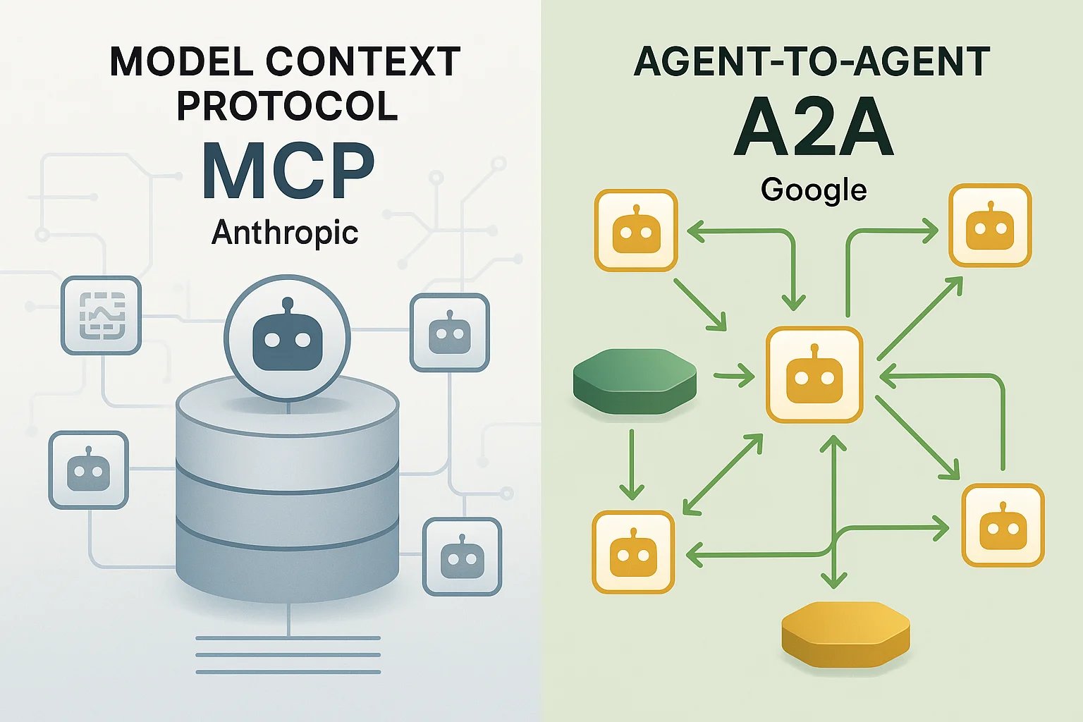 MCP vs A2A Protocol Comparison